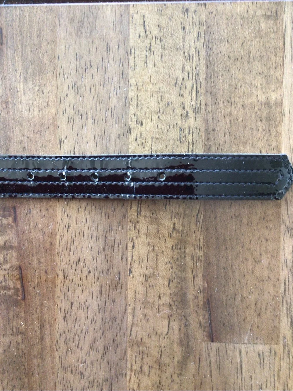Bundle 2/$ 14 Women’s Black Patent Belt with Slim Buckle Sz M/L 34.75 inches